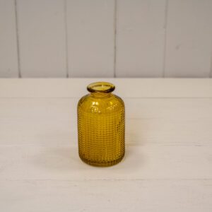 Mini Dimpled Glass Vase - Various Colours