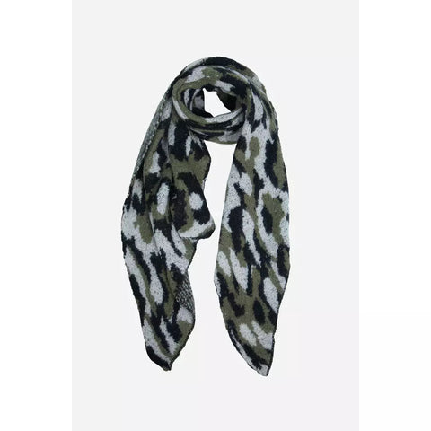 Camouflage Print Blanket Scarf  -  Various Colours