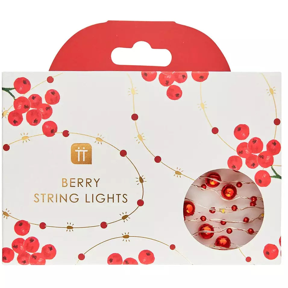 Red Bead String Lights
