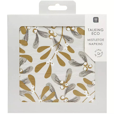 Mistletoe Printed Napkins