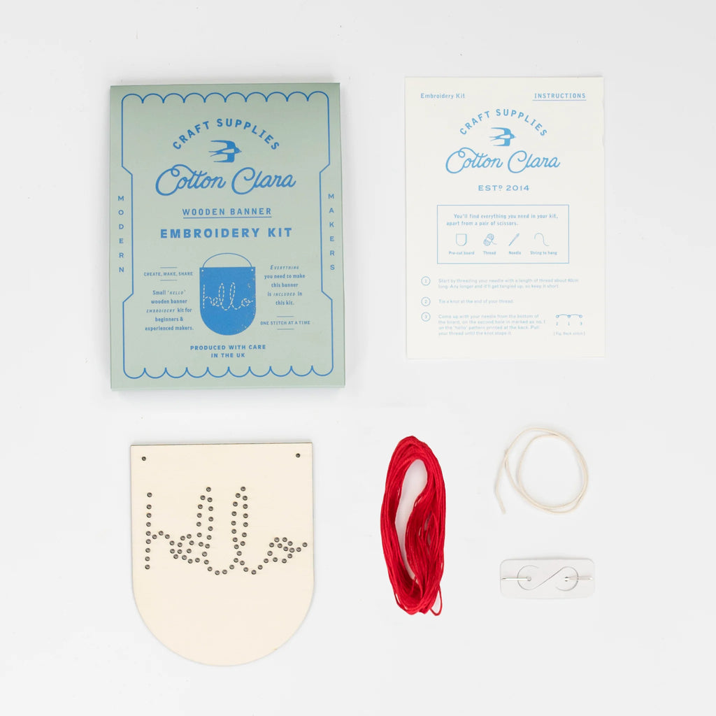 Hello Embroidery Kit