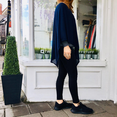 Lightweight Fine Knit Poncho - Various Colours