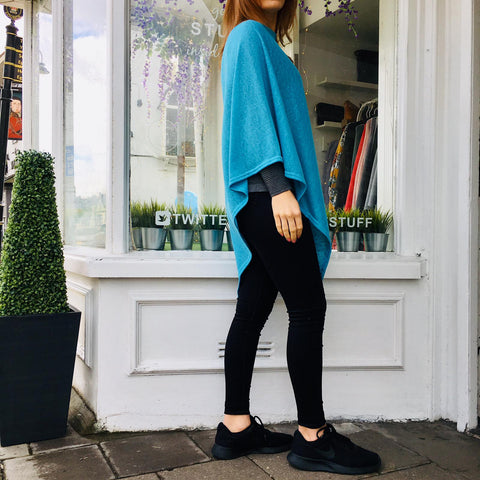 Lightweight Fine Knit Poncho - Various Colours