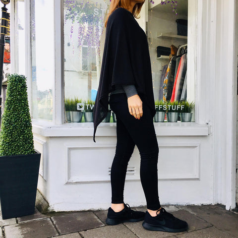 Lightweight Fine Knit Poncho - Various Colours