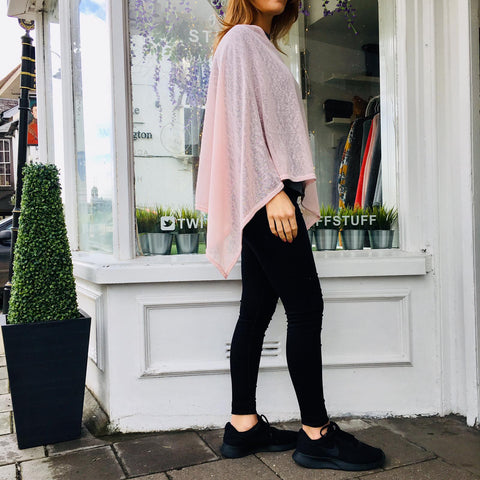 Lightweight Fine Knit Poncho - Various Colours