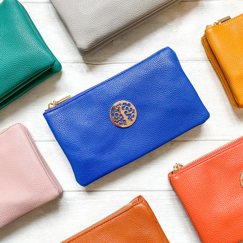 Crossbody Bag with Badge - Various Colours