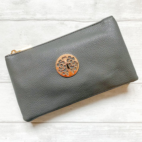 Crossbody Bag with Badge - Various Colours