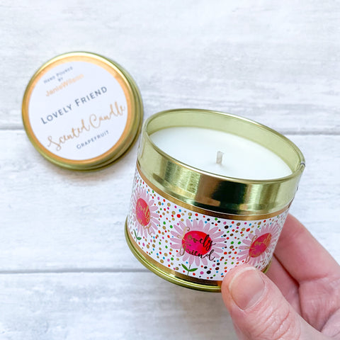 Sentiment Tin Candles