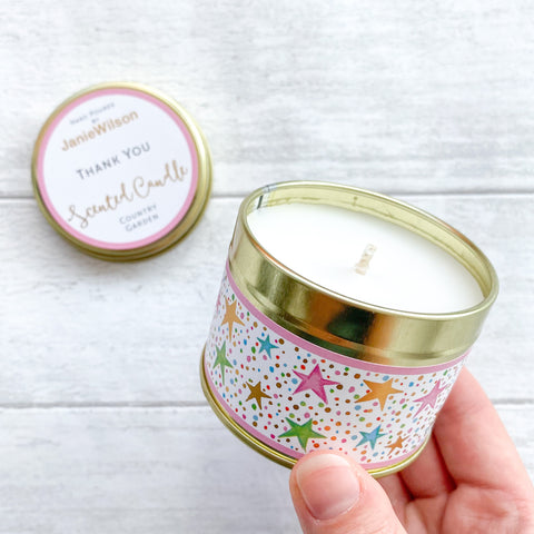 Sentiment Tin Candles