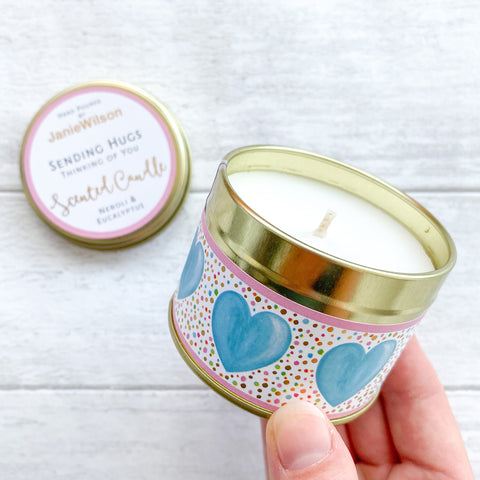 Sentiment Tin Candles