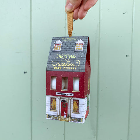Christmas Bath Fizzers House - Various Scents