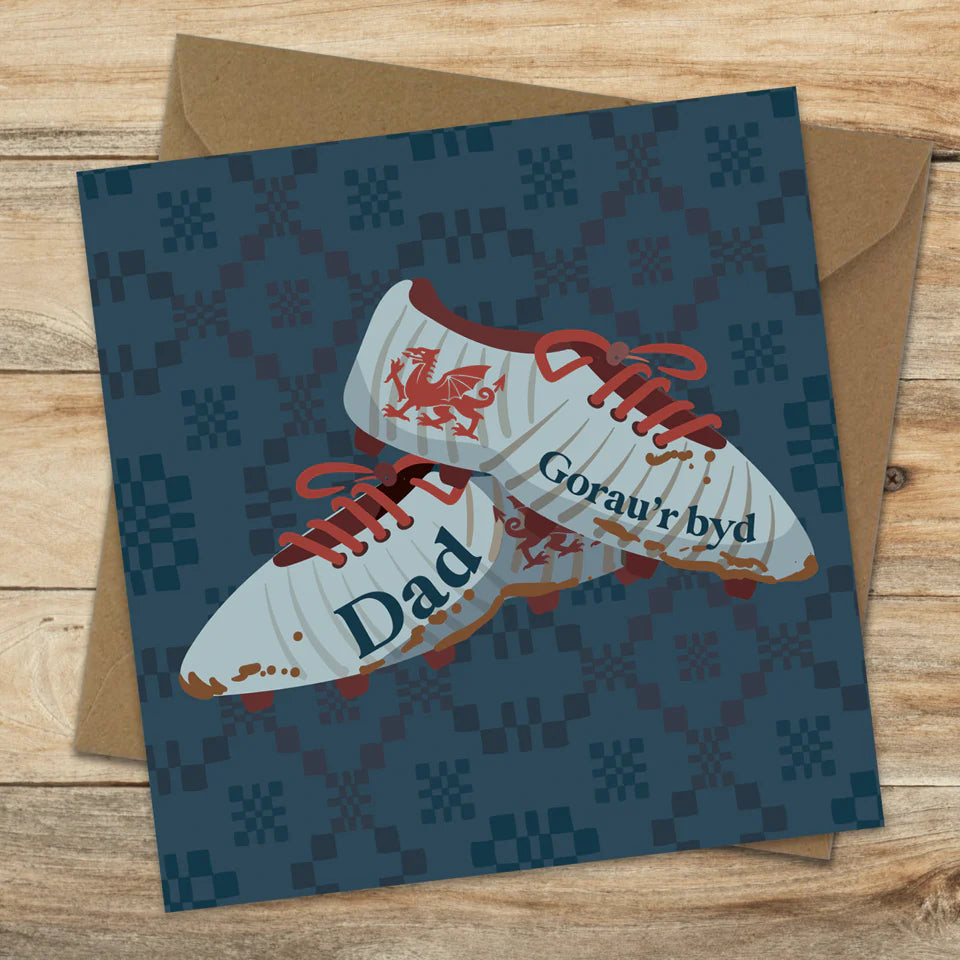 Dad Gorau'r Byd - Lucky Boots