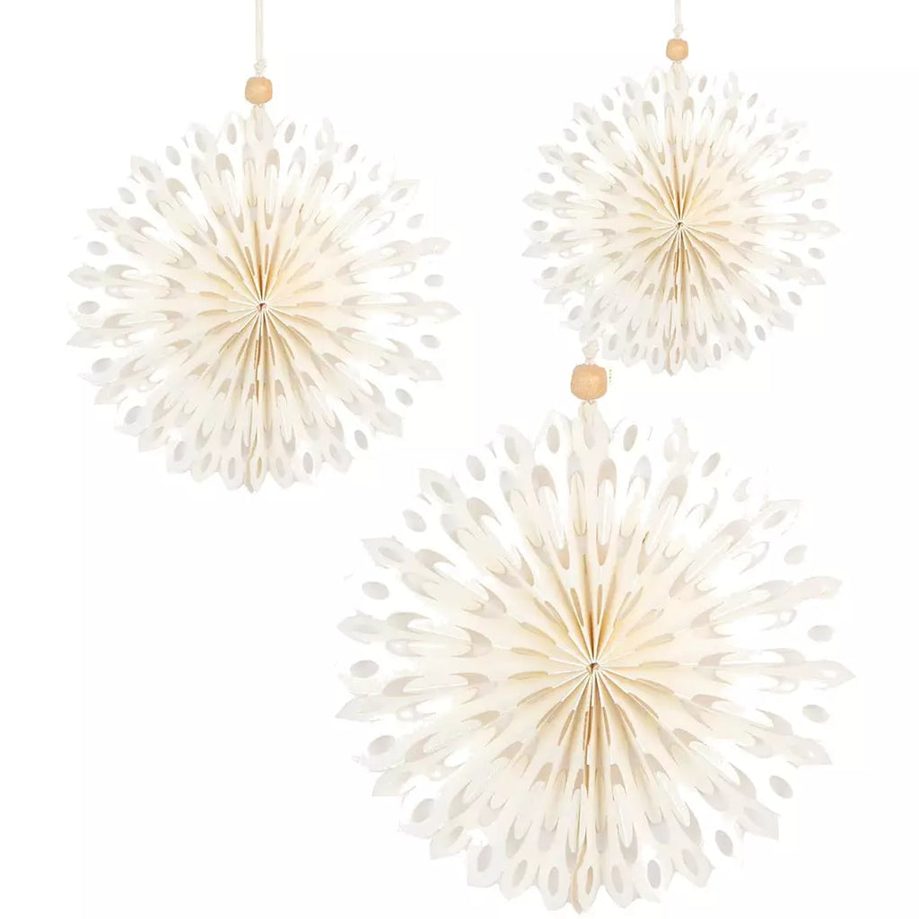 White Paper Fan Set