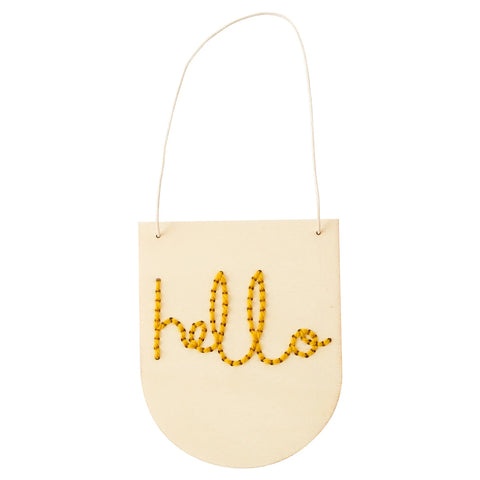 Hello Embroidery Kit