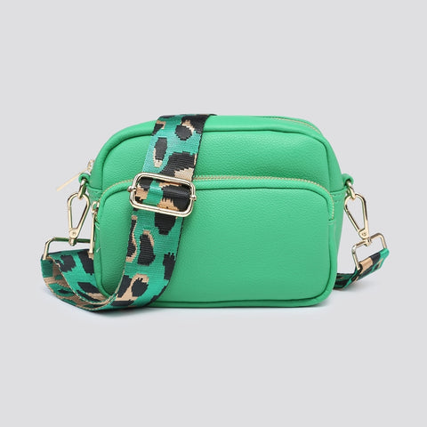Bag with Pocket and Colourful Strap