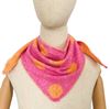 Contrast Spots Triangle Scarf - Various Colours