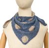 Contrast Spots Triangle Scarf - Various Colours