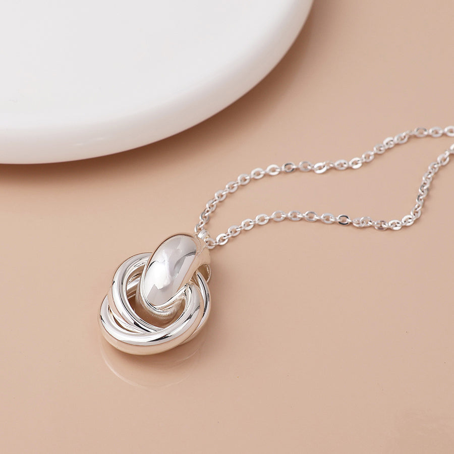 Polished Knot Necklace