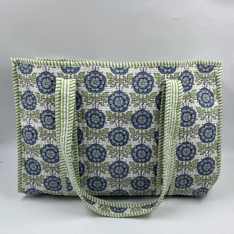 Quilted Reversible Tote Bag - Various Colours