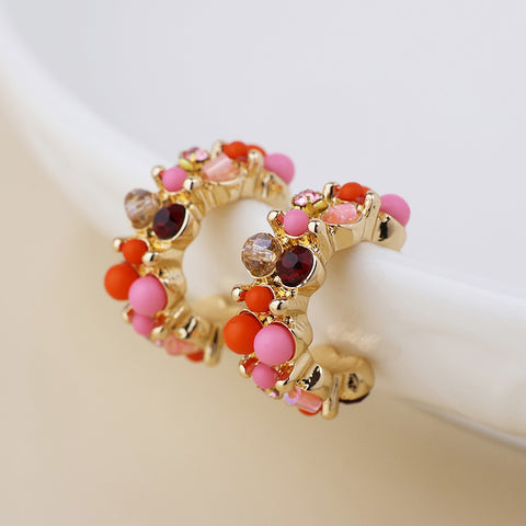 Clara Cluster Earrings - Various Colours