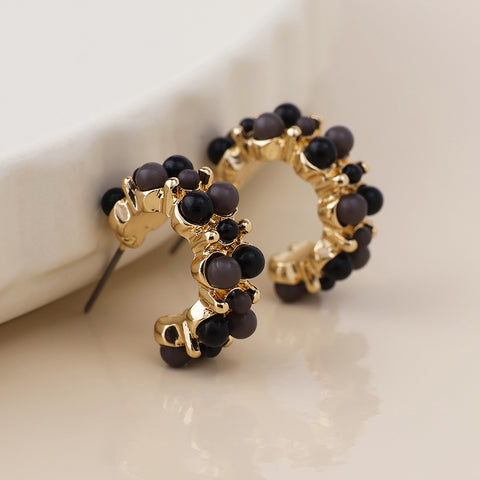 Clara Cluster Earrings - Various Colours