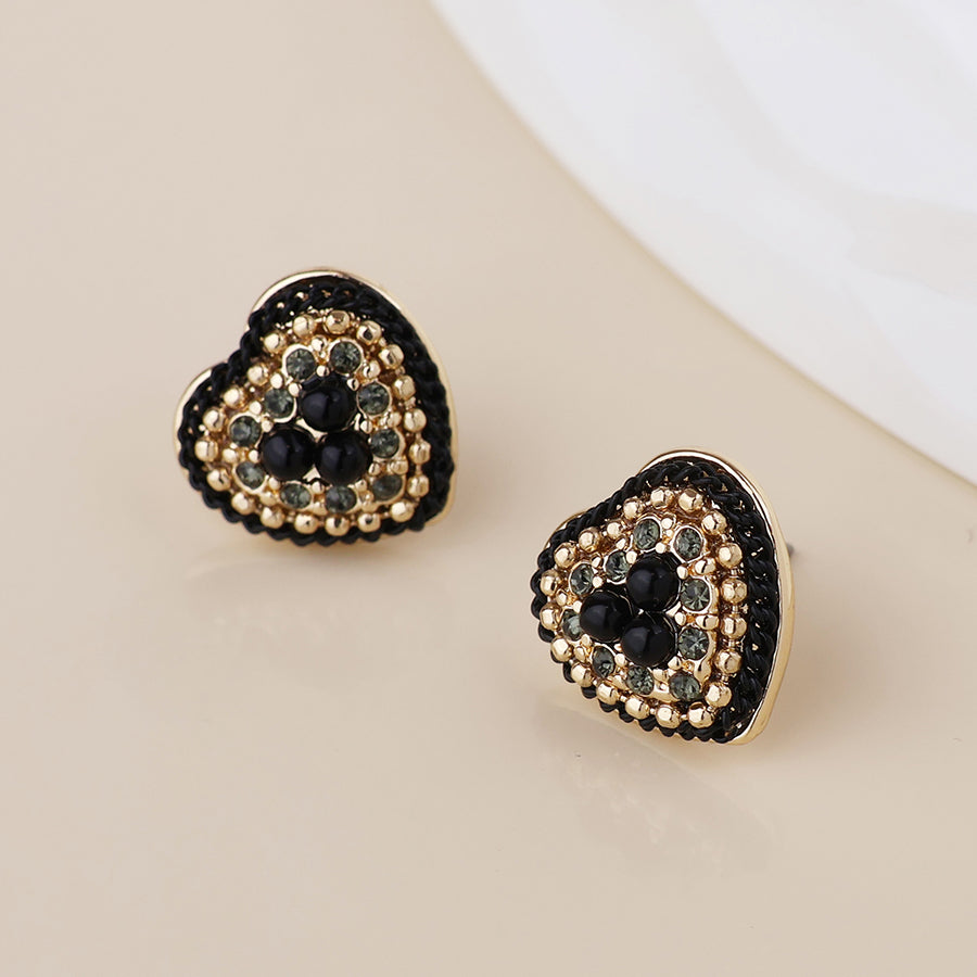 Clara Heart Earrings - Various Colours
