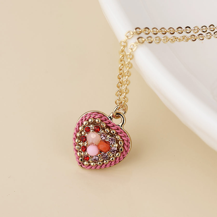 Clara Heart Necklace - Various Colours