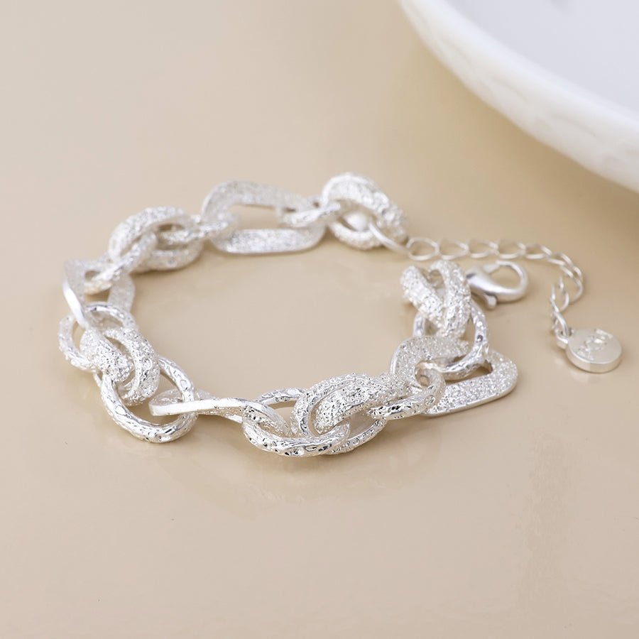 Solstice Glitter Textured Bracelet - Various Colours