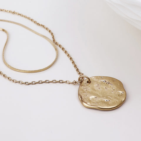 Solstice Layered Chain Necklace - Various Colours