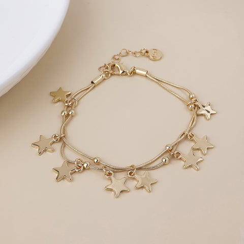 Stardust Double Strand Star Bracelet - Various Colours