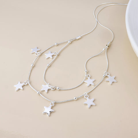 Stardust Double Strand Necklace - Various Colours