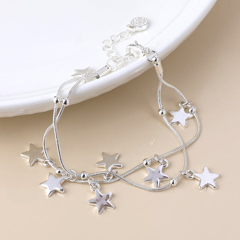 Stardust Double Strand Star Bracelet - Various Colours