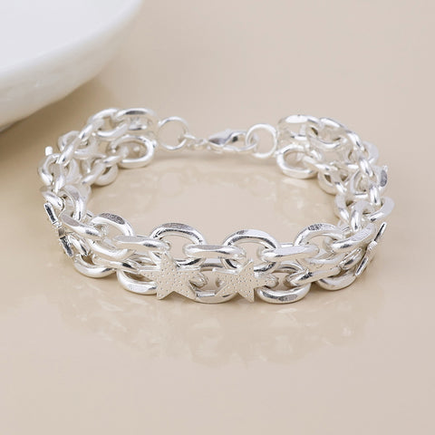 Unity Chunky Chains and Stars Bracelet - Various Colours