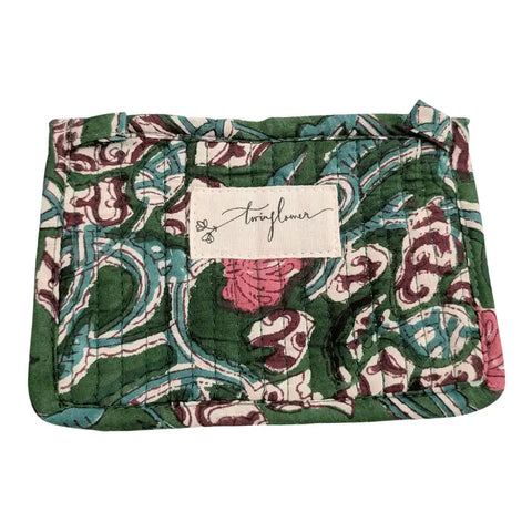 Small Quilted Pouch Purse - Various Colours