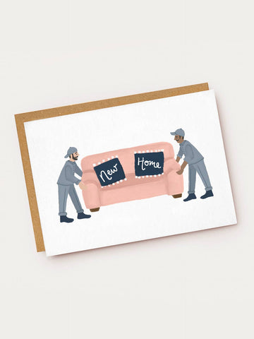 Moving Men New Home Card