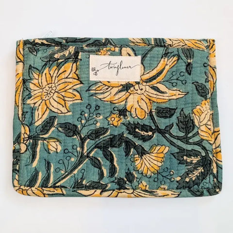 Large Quilted Pouch Purse - Various Colours