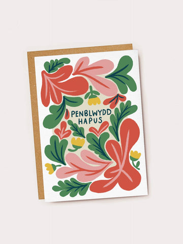 Penblwydd Hapus Florals