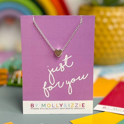 Sentiment Necklaces On A Card