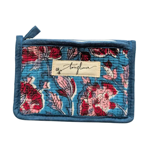 Quilted Small Pouch Purse - Various Colours