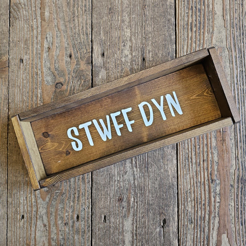 Stwff Dyn - Wooden Man Tray - Various Colours