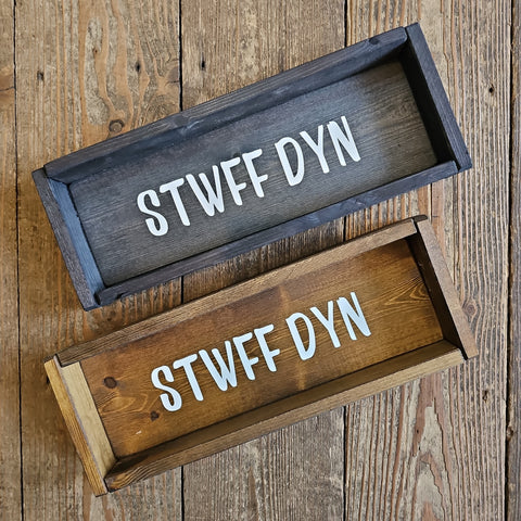 Stwff Dyn - Wooden Man Tray - Various Colours