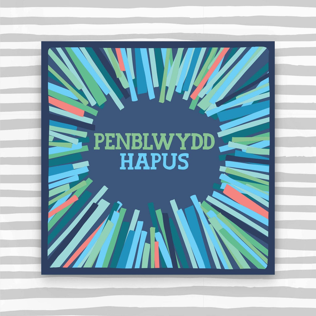 Penblwydd Hapus - Stripes