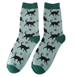 Miss Sparrow Cats & Prints Socks - Various