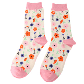 Miss Sparrow Little Flowers Socks - Various