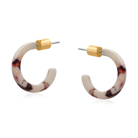 Petite Resin Hoop - Various Colours