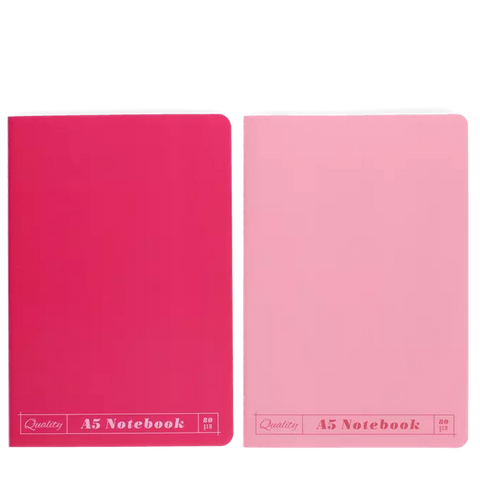 A5 Notebooks - Pinks