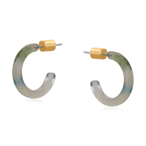 Petite Resin Hoop - Various Colours