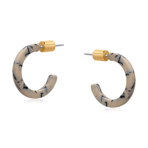 Petite Resin Hoop - Various Colours