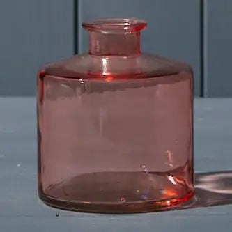 Squat Glass Bottle - Various Colours