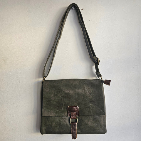 Small Square Crossbody with Buckle - Various Colours